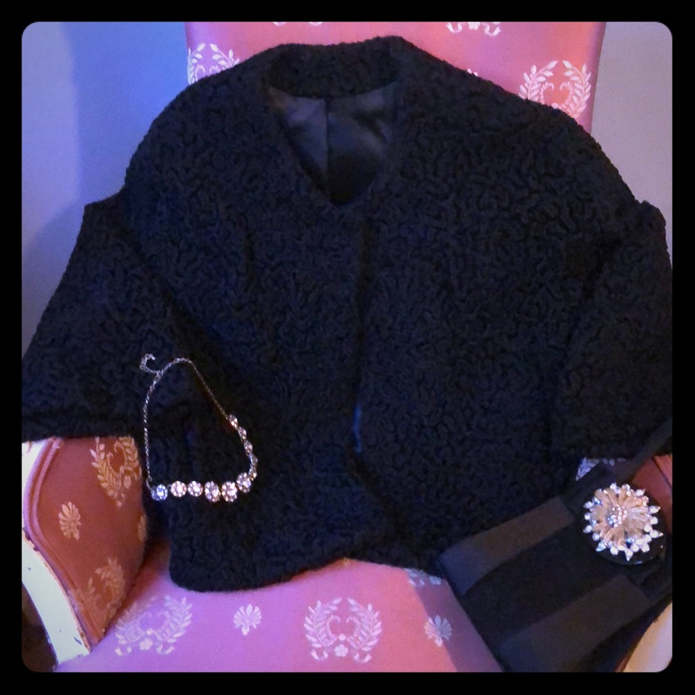 Perfect vintage authentic Persian lamb jacket